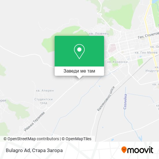 Bulagro Ad карта