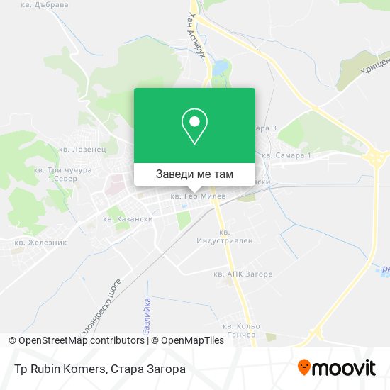 Tp Rubin Komers карта