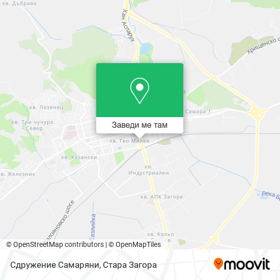 Сдружение Самаряни карта