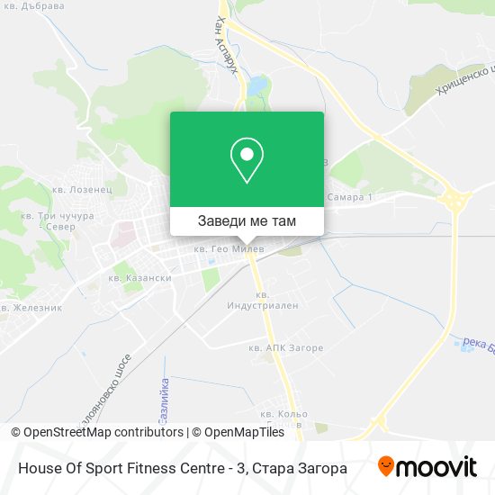 House Of Sport Fitness Centre - 3 карта