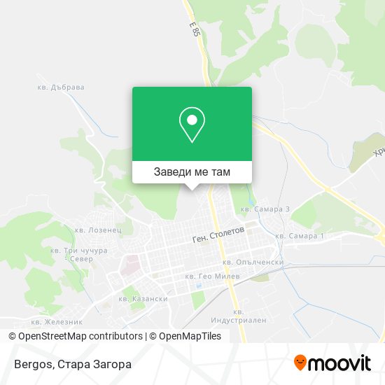 Bergos карта