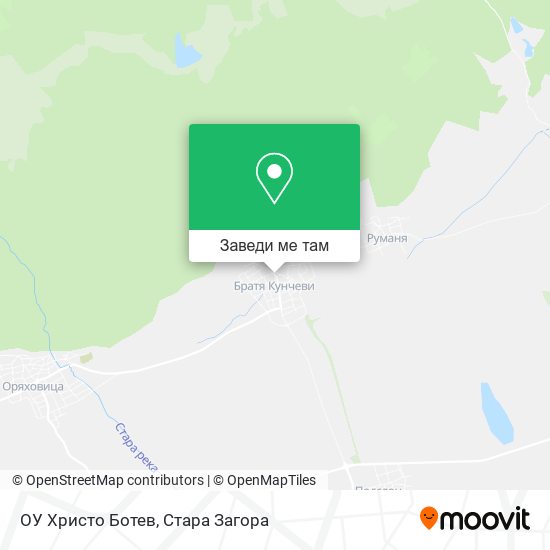 ОУ Христо Ботев карта