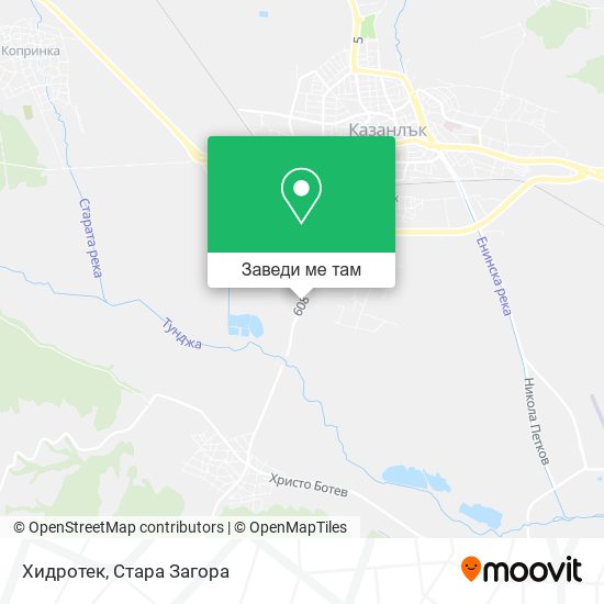 Хидротек карта