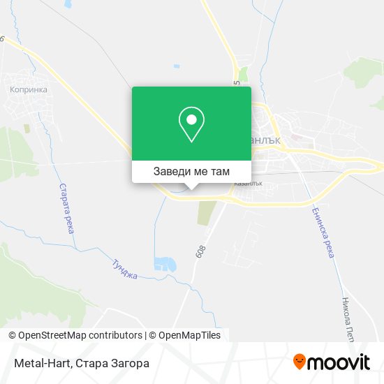 Metal-Hart карта