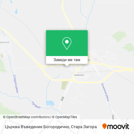 Църква Въведение Богородично карта