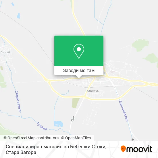Специализиран магазин за Бебешки Стоки карта