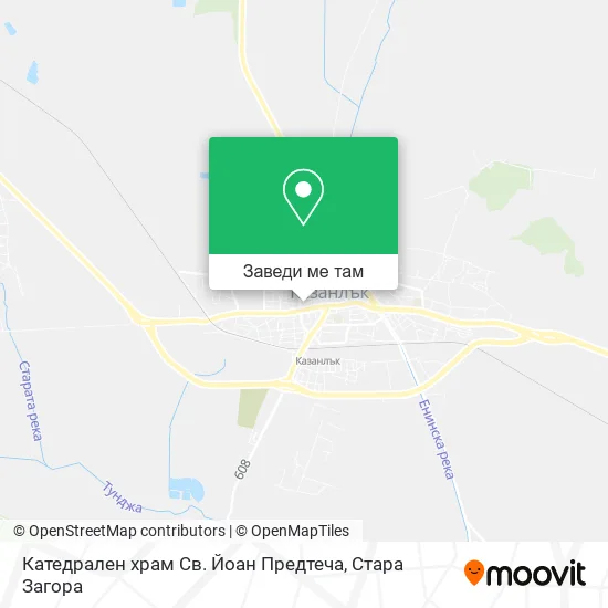 Катедрален храм Св. Йоан Предтеча карта