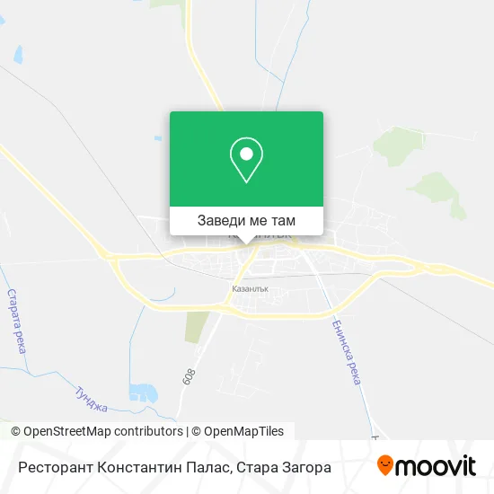 Ресторант Константин Палас карта
