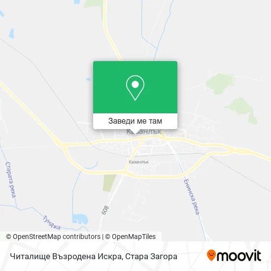Читалище Възродена Искра карта