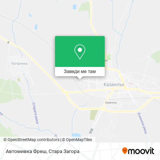 Автомивка Фреш карта