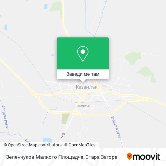 Зеленчуков Малкото Площадче карта