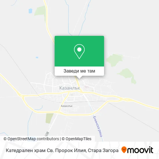 Катедрален храм Св. Пророк Илия карта