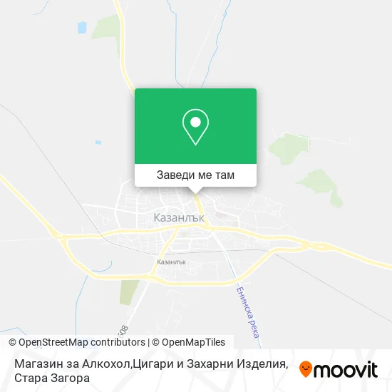 Магазин за Алкохол,Цигари и Захарни Изделия карта