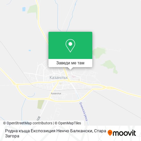 Родна къща Експозиция Ненчо Балкански карта