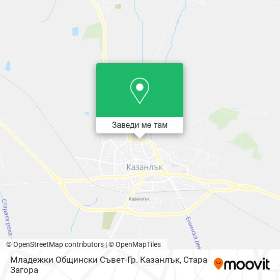 Младежки Общински Съвет-Гр. Казанлък карта