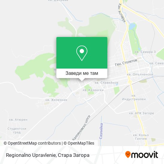 Regionalno Upravlenie карта