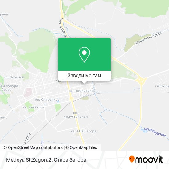 Medeya St.Zagora2 карта