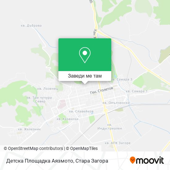 Детска Площадка Аязмото карта