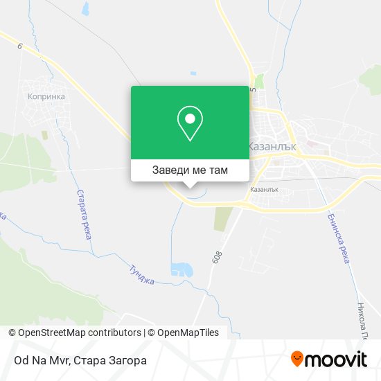 Od Na Mvr карта