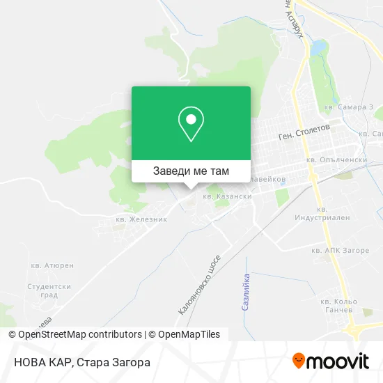 НОВА КАР карта