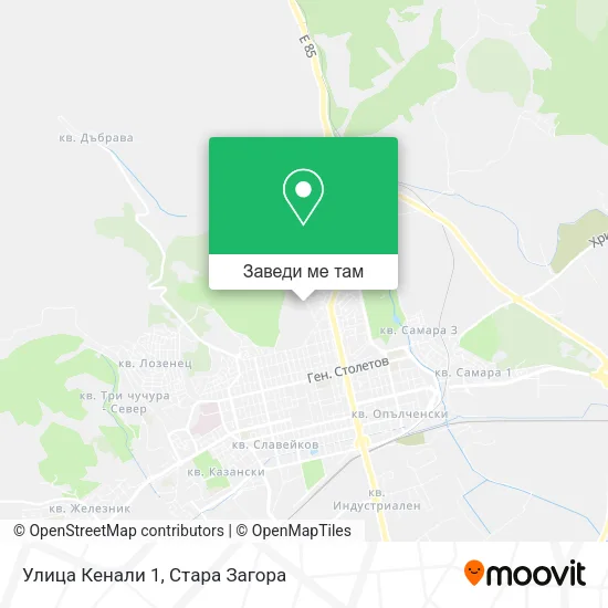 Улица Кенали 1 карта