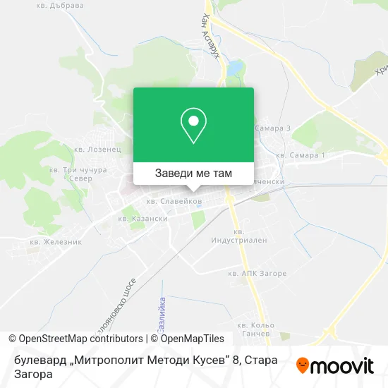 булевард „Митрополит Методи Кусев“ 8 карта