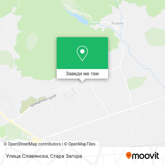 Улица Славянска карта