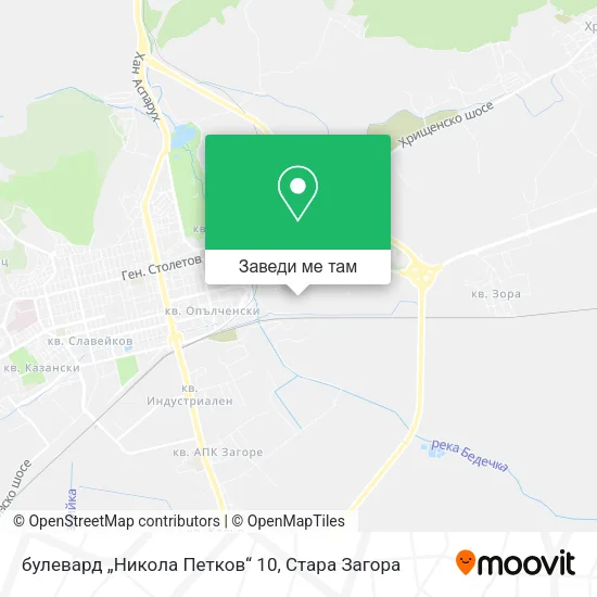 булевард „Никола Петков“ 10 карта