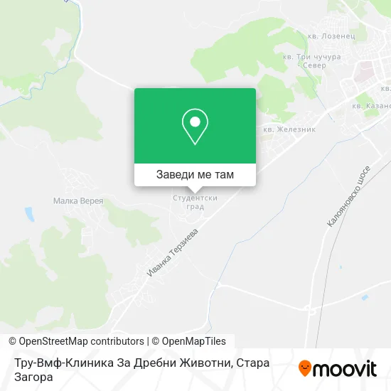 Тру-Вмф-Клиника За Дребни Животни карта