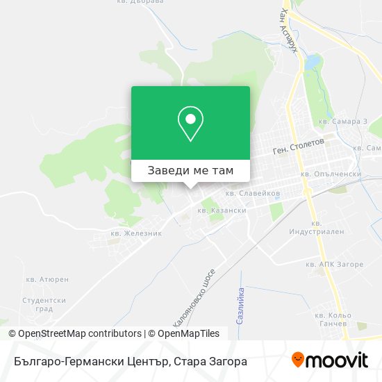 Българо-Германски Център карта