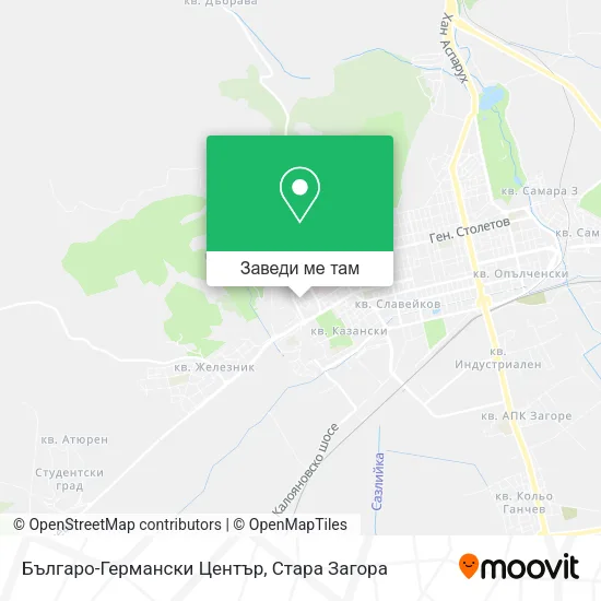 Българо-Германски Център карта