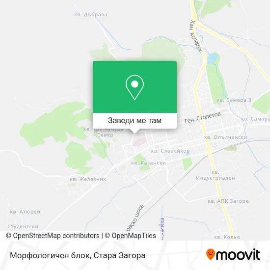 Морфологичен блок карта