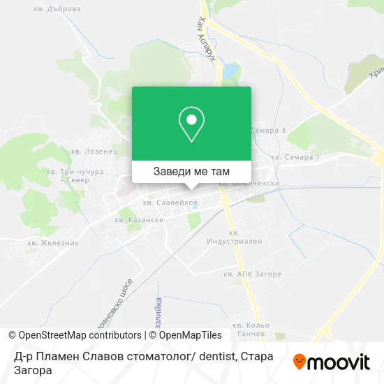 Д-р Пламен Славов стоматолог/ dentist карта