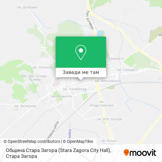 Община Стара Загора (Stara Zagora City Hall) карта