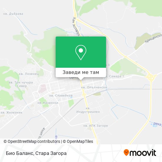 Био Баланс карта