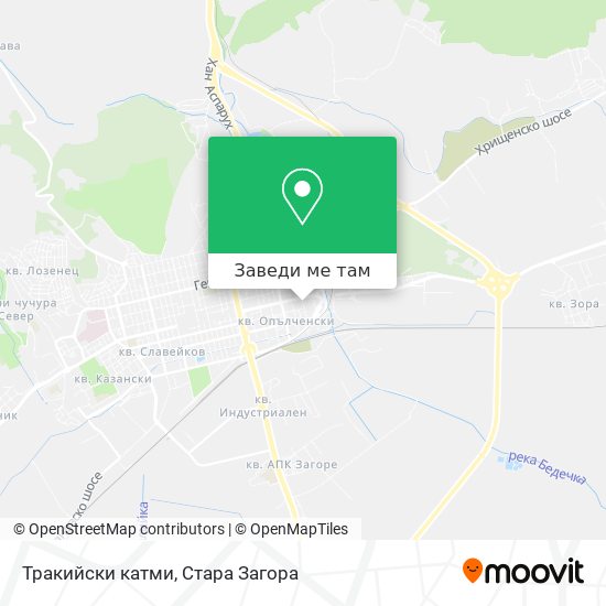Тракийски катми карта
