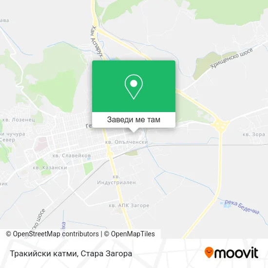 Тракийски катми карта