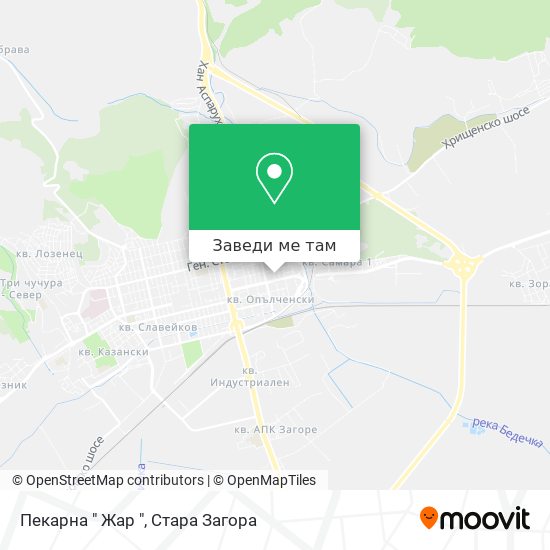 Пекарна " Жар " карта