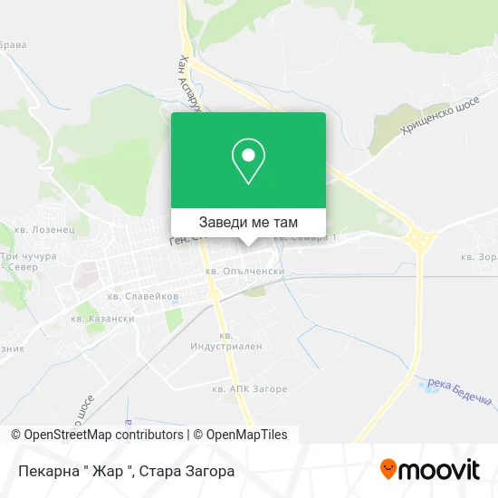 Пекарна " Жар " карта