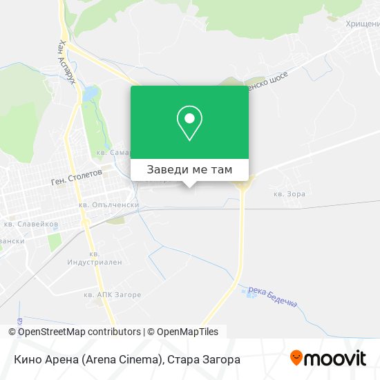 Кино Арена (Arena Cinema) карта