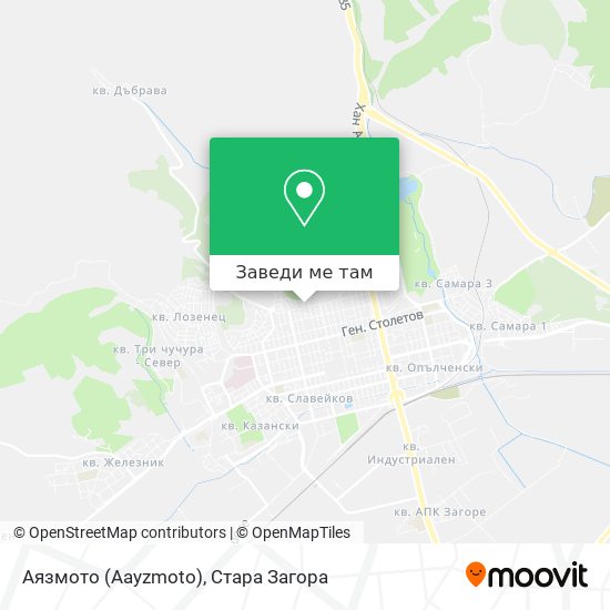 Аязмото (Aayzmoto) карта