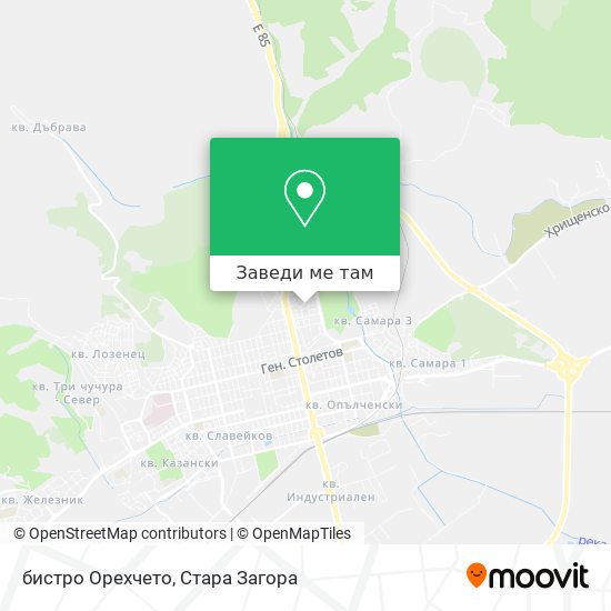 бистро Орехчето карта