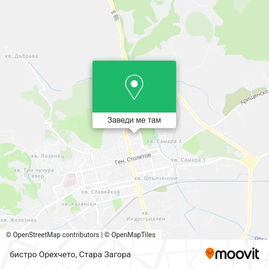 бистро Орехчето карта