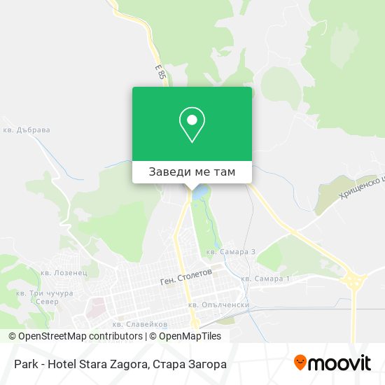 Park - Hotel Stara Zagora карта