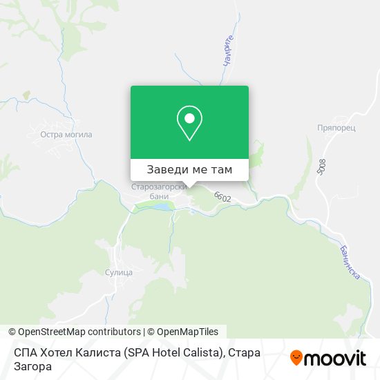 СПА Хотел Калиста (SPA Hotel Calista) карта