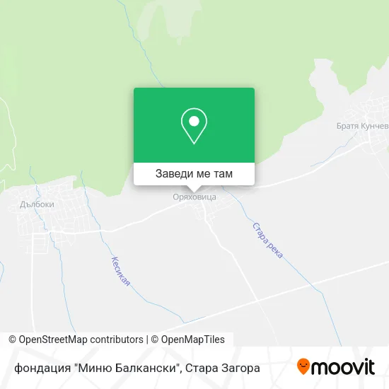 фондация "Миню Балкански" карта
