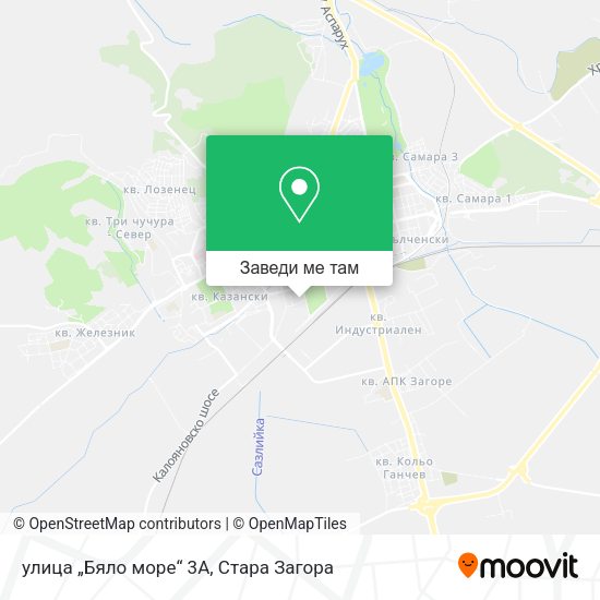 улица „Бяло море“ 3А карта