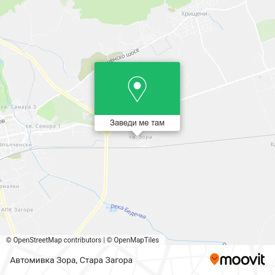Автомивка Зора карта