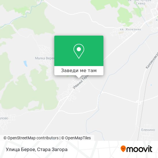 Улица Берое карта