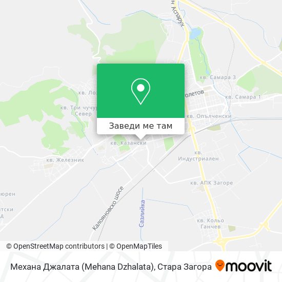 Механа Джалата (Mehana Dzhalata) карта